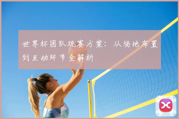 世界杯团队观赛方案：从场地布置到互动环节全解析