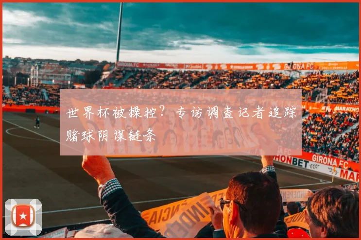世界杯被操控？专访调查记者追踪赌球阴谋链条