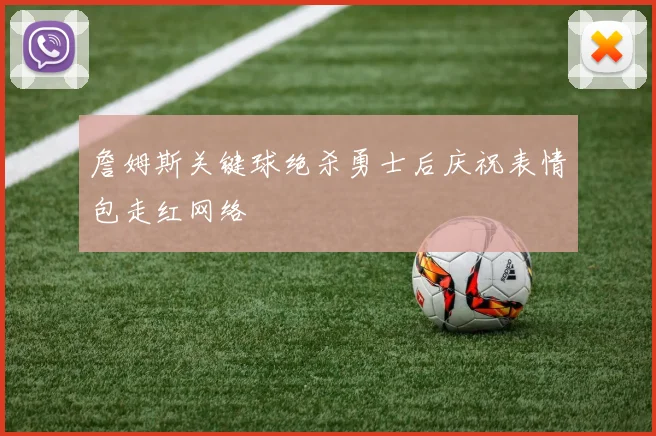 詹姆斯关键球绝杀勇士后庆祝表情包走红网络